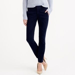 NWOT Classic J. Crew Frankie Trousers- Navy